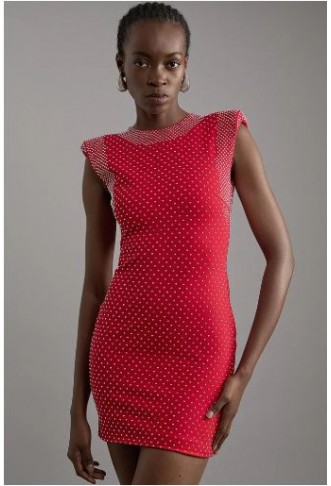 Studded Ponte Jersey Mini...