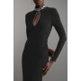 Embellished Jersey Crepe Maxi Dress