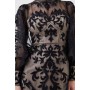 Petite Baroque Applique Woven Mini Dress