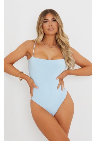 Pastel Blue Slinky Square...