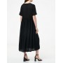 Women's Pctala Ss String Tie Midi Dress Noos Bc Midi dress