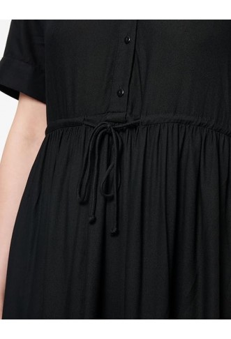 Women's Pctala Ss String Tie Midi Dress Noos Bc Midi dress