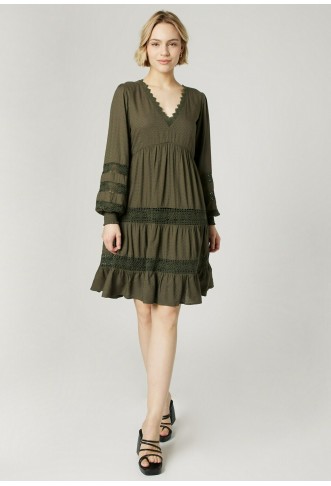 PAULINA - Day dress - grün