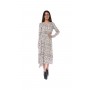Patrizia Pepe women's long dress with cut out pattern