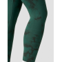 Define Seamless Tie Dye Tights Hunter Green