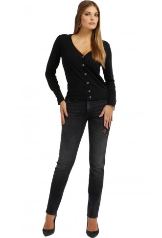 'ZENA' KNITTED CARDIGAN WOMEN W2YR33Z2V62-JBLK