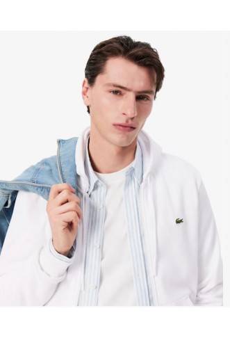 Fleece zip-up hoodie