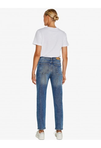 NMMONI HW STRAGHT ANK JEANS AZ221DB NOOS - Straight jeans