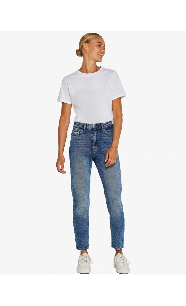 NMMONI HW STRAGHT ANK JEANS AZ221DB NOOS - Straight jeans