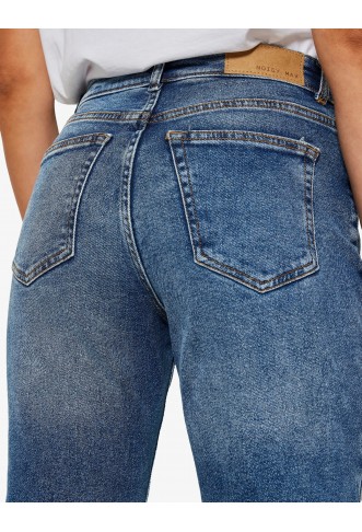 NMMONI HW STRAGHT ANK JEANS AZ221DB NOOS - Straight jeans