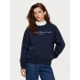 Felpa WW0WW39791 Blu scuro Relaxed Fit