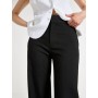 LYKKE The wide trousers with extra long leg