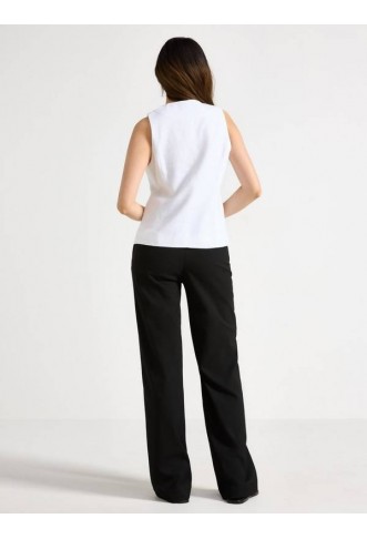 LYKKE The wide trousers with extra long leg