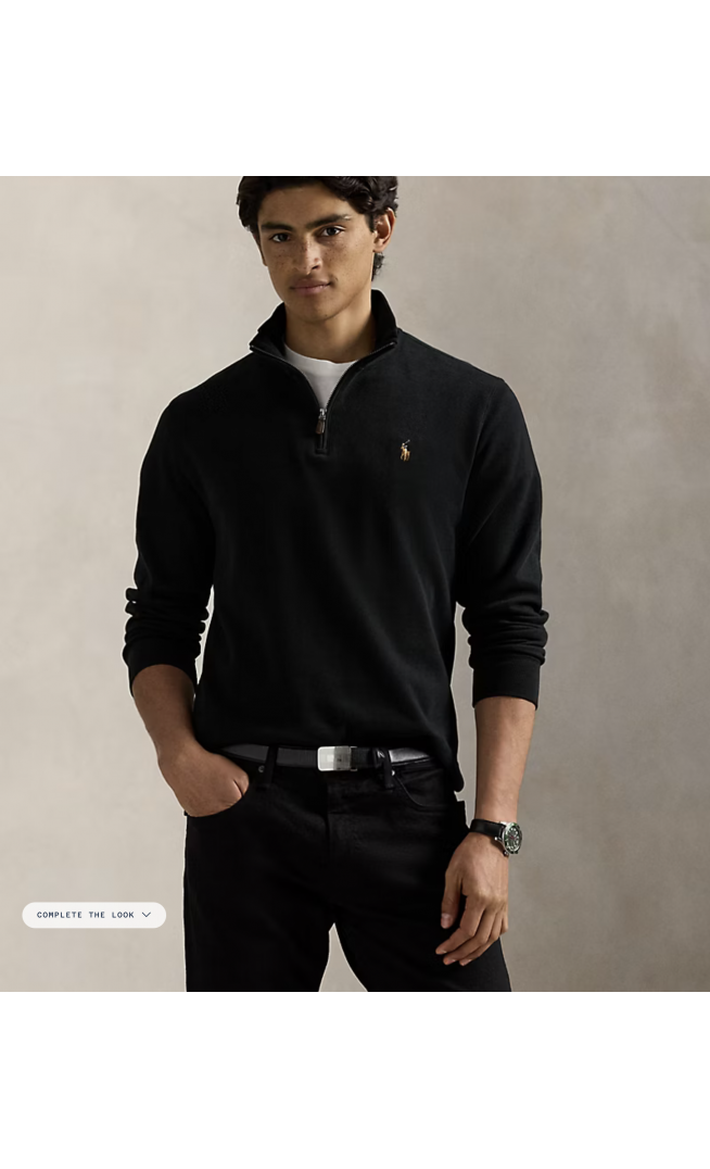 Estate-Rib Quarter-Zip Pullover