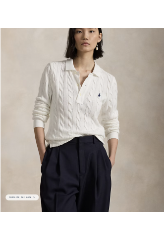 Cable-Knit Cotton...