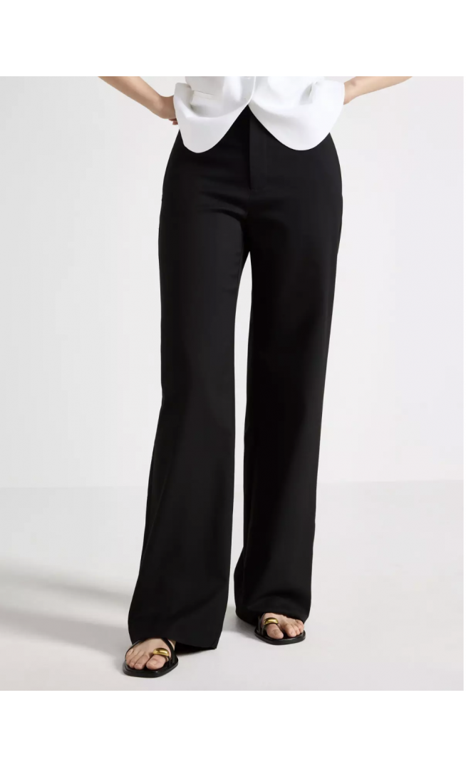 LYKKE The wide trousers with extra long leg