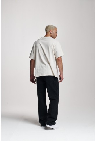 ANDUIN RIPPED BAGGY - Baggy Jeans - washed black