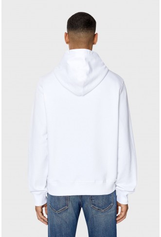 Men's white hoodie S-GINN-HOOD-E8