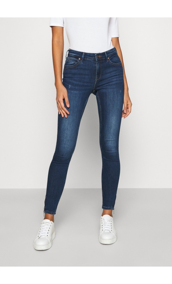 ONLKENDELL LIFE ANKLE - Jeans Skinny Fit - dark blue denim