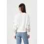 ONLBROOKE FLOWER - Sweatshirt - cloud dancer
