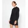 Trendyol Outlet Solid Collared Neck Mini Dress