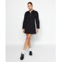 Trendyol Outlet Solid Collared Neck Mini Dress