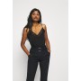 VMBAILEY PAPERBAG BELT PANTS - Trousers - black