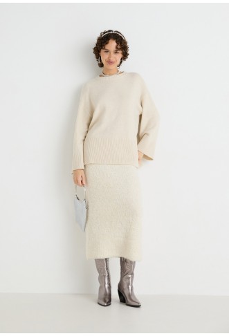 ONLLOUISE LONG - Jumper - pumice stone