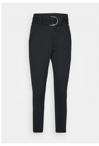 VMBAILEY PAPERBAG BELT PANTS - Trousers - black