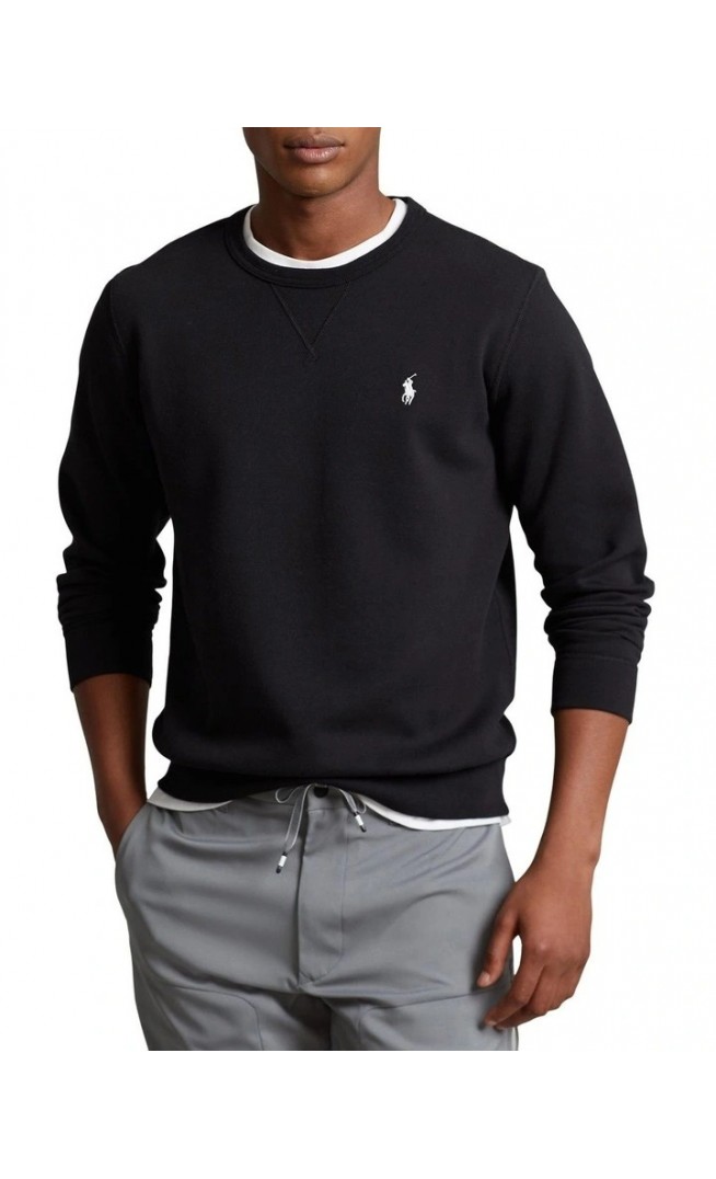 Double Knit Sweatshirt in Black