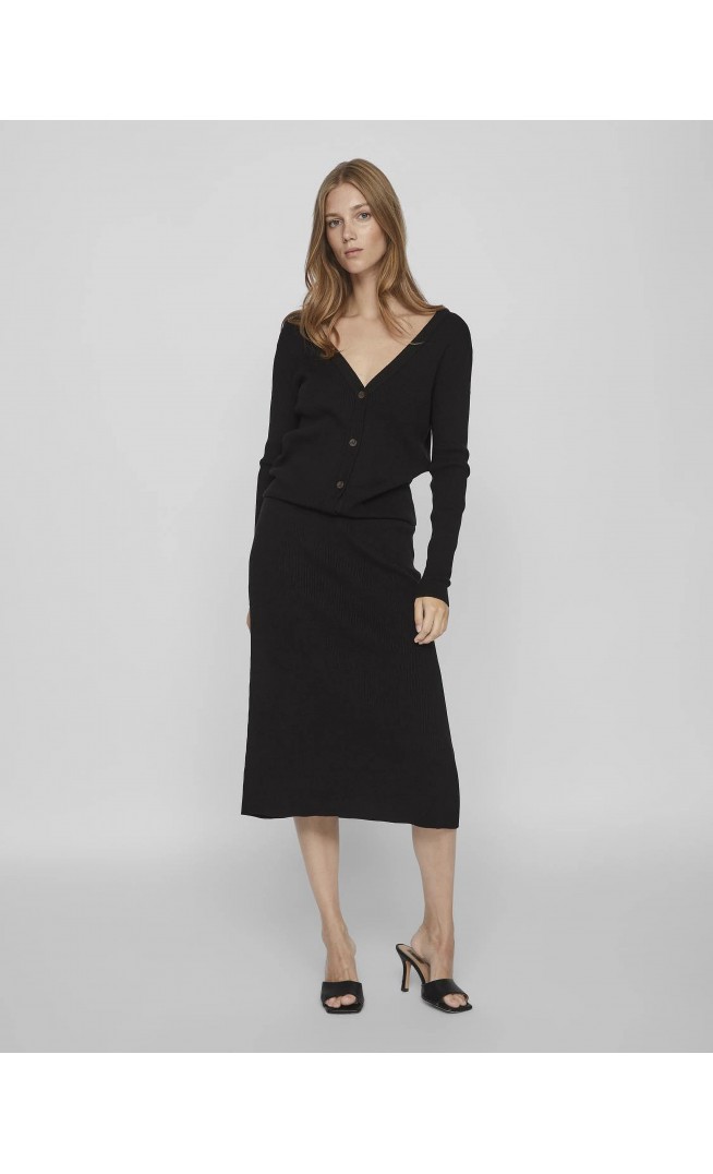 VICOMFY A-LINE KNIT SKIRT- NOOS - Midi skirts