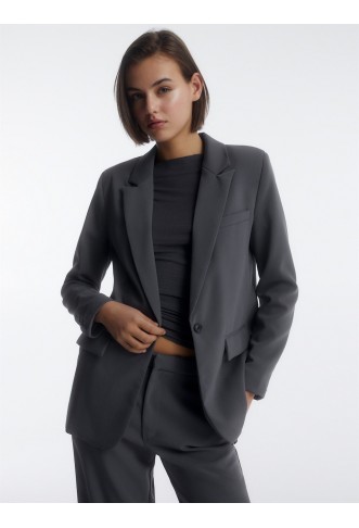 Pull&Bear Blazer in Dark Grey