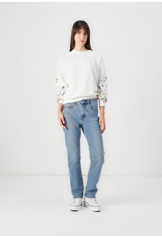 ONLBROOKE FLOWER - Sweatshirt - cloud dancer