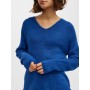 VMCREWLEFILE LS V-NECK BLOUSE NOOS