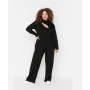 Trendyol Curve Black Cut Out Detailed Knitwear