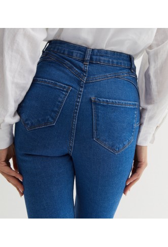 Bright Blue Lift & Shape Jenna Skinny Jeans
