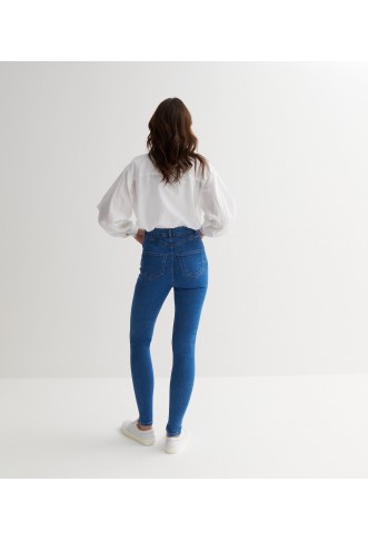 Bright Blue Lift & Shape Jenna Skinny Jeans