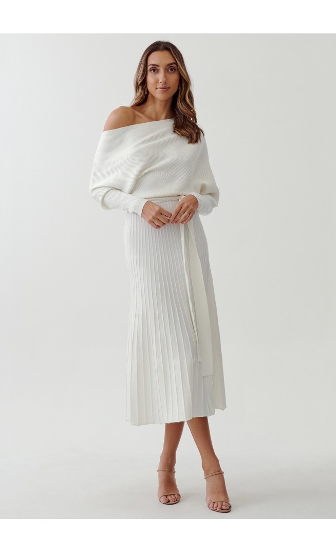 OXFORD - Jumper dress - ivory