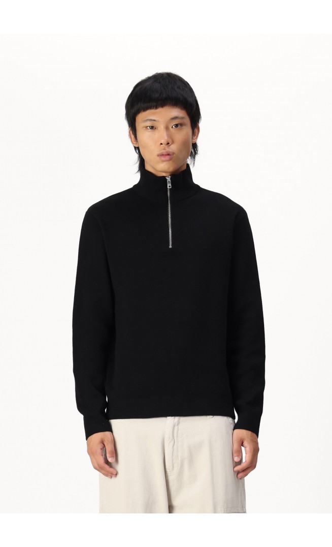 JPRBLAMILANO HALF ZIP - Jumper - black beauty
