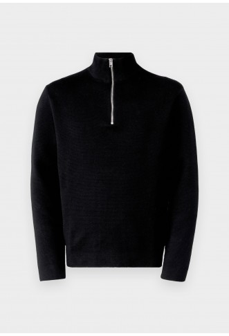 JPRBLAMILANO HALF ZIP - Jumper - black beauty