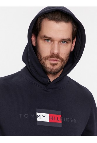Flag Hoody MW0MW37861 Navy Regular Fit