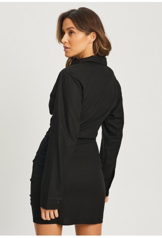 TYLER - Shift dress - black