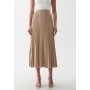 CYRUS - Pleated skirt - camel