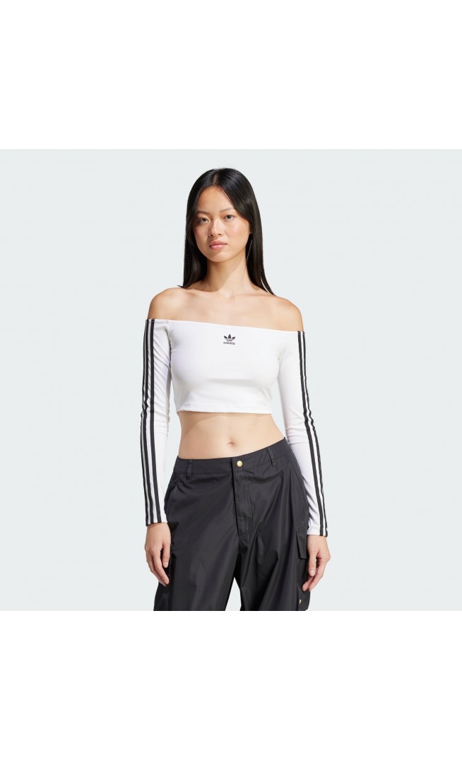 Adicolor Off Shoulder Long Sleeve Long-Sleeve Top