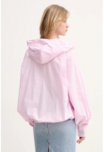 Fiorucci cotton sweatshirt Gingham Logo Hoodie Shirt