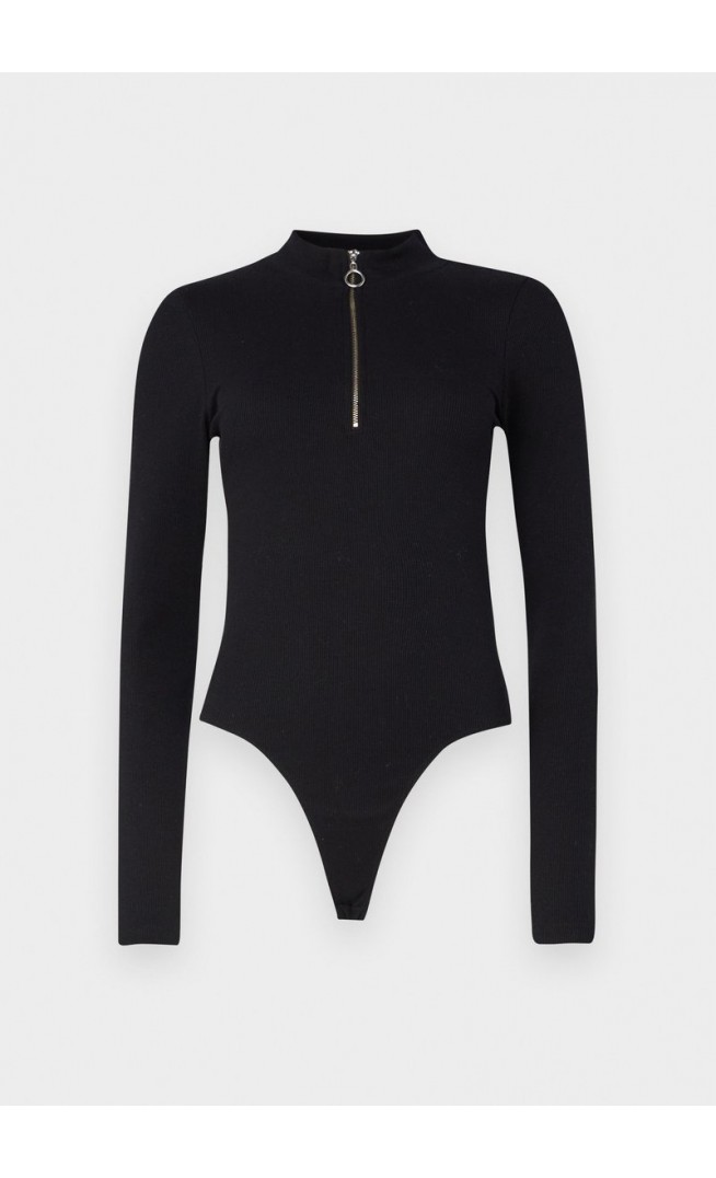 NMTONI BODY - Long sleeved top - black