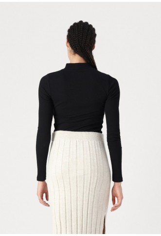 NMTONI BODY - Long sleeved top - black