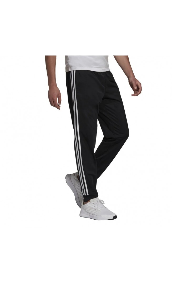 WARM-UP TRICOT TAPERED 3-STRIPES TRACK PANT H46105 BLACK