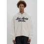 SHUTTER ZIPPER HOODIE - Zip-up sweatshirt - ecru
