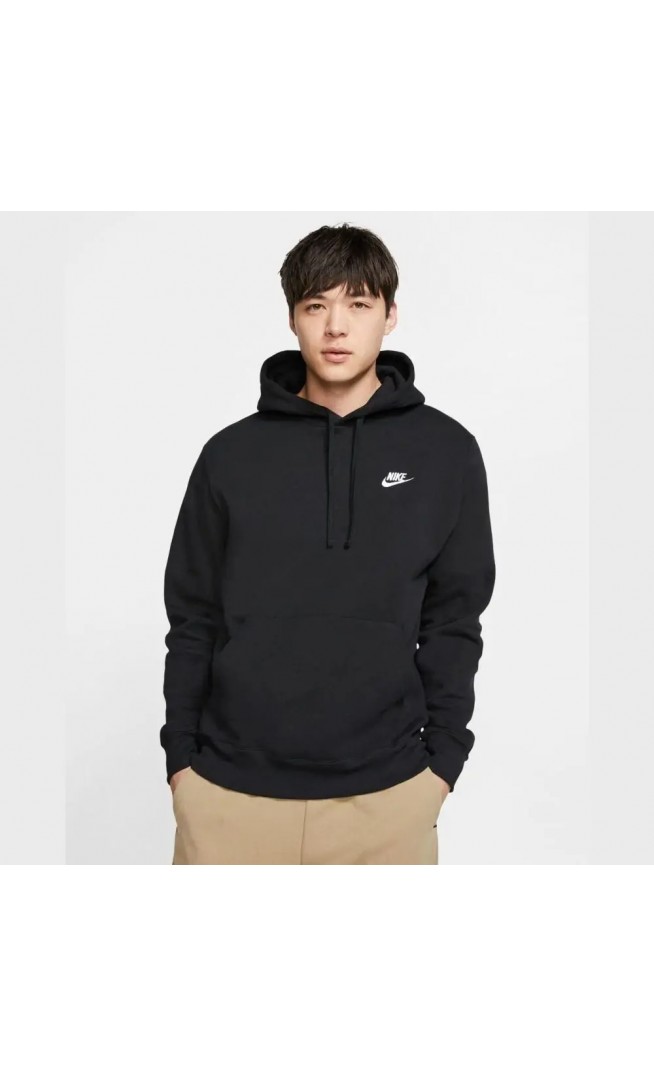 Hoodie Nike Sportswear Club Fleece Black for men